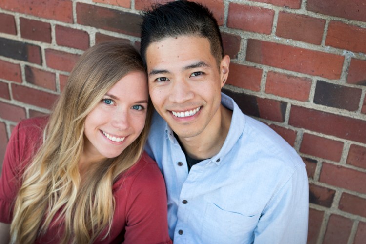 Brick engagement photos